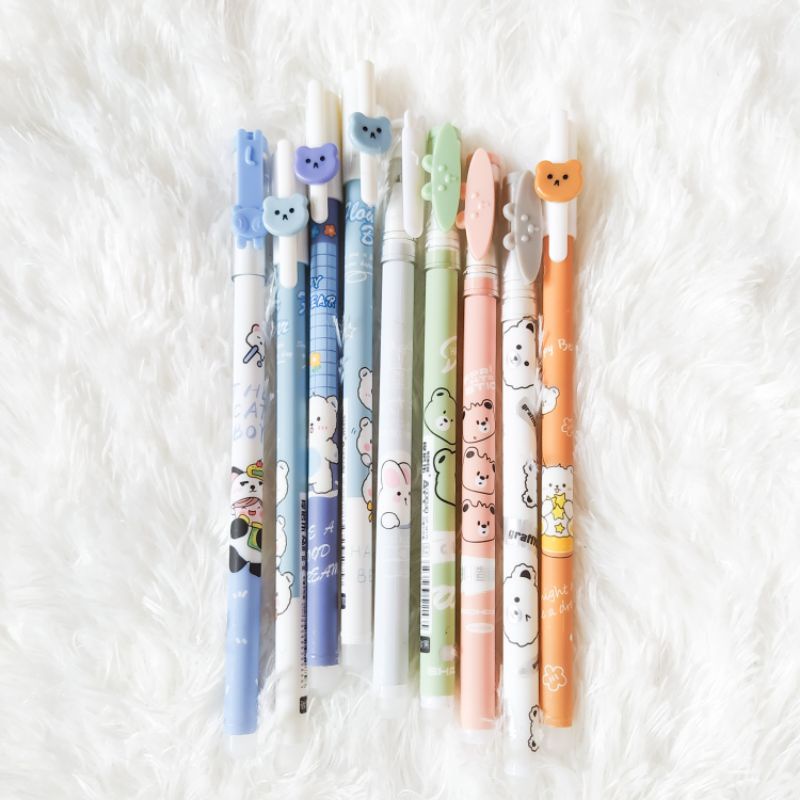 

Pulpen Lucu Stationary Alat Tulis Sekolah Pena Tinta Hapus Aesthetic