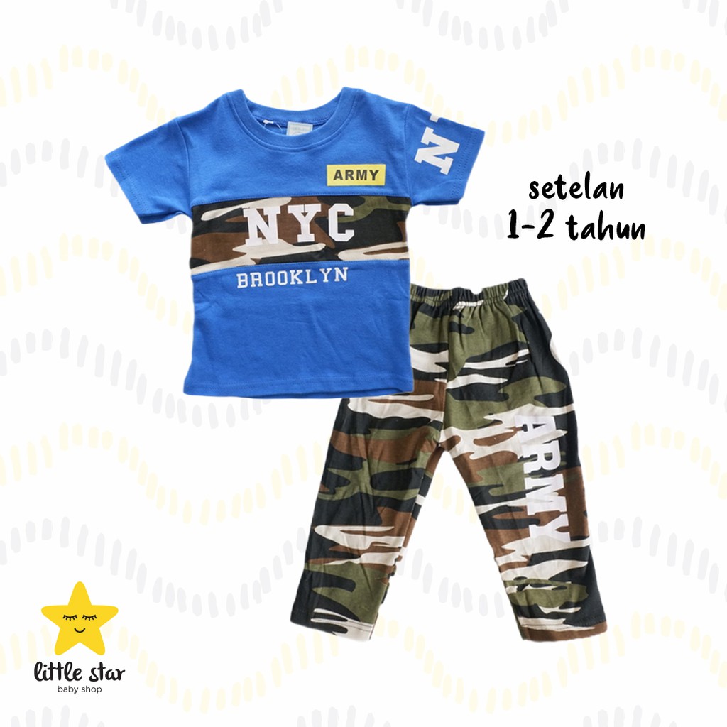 SKA Be Setelan Anak Cowok | Set Baju Anak Laki