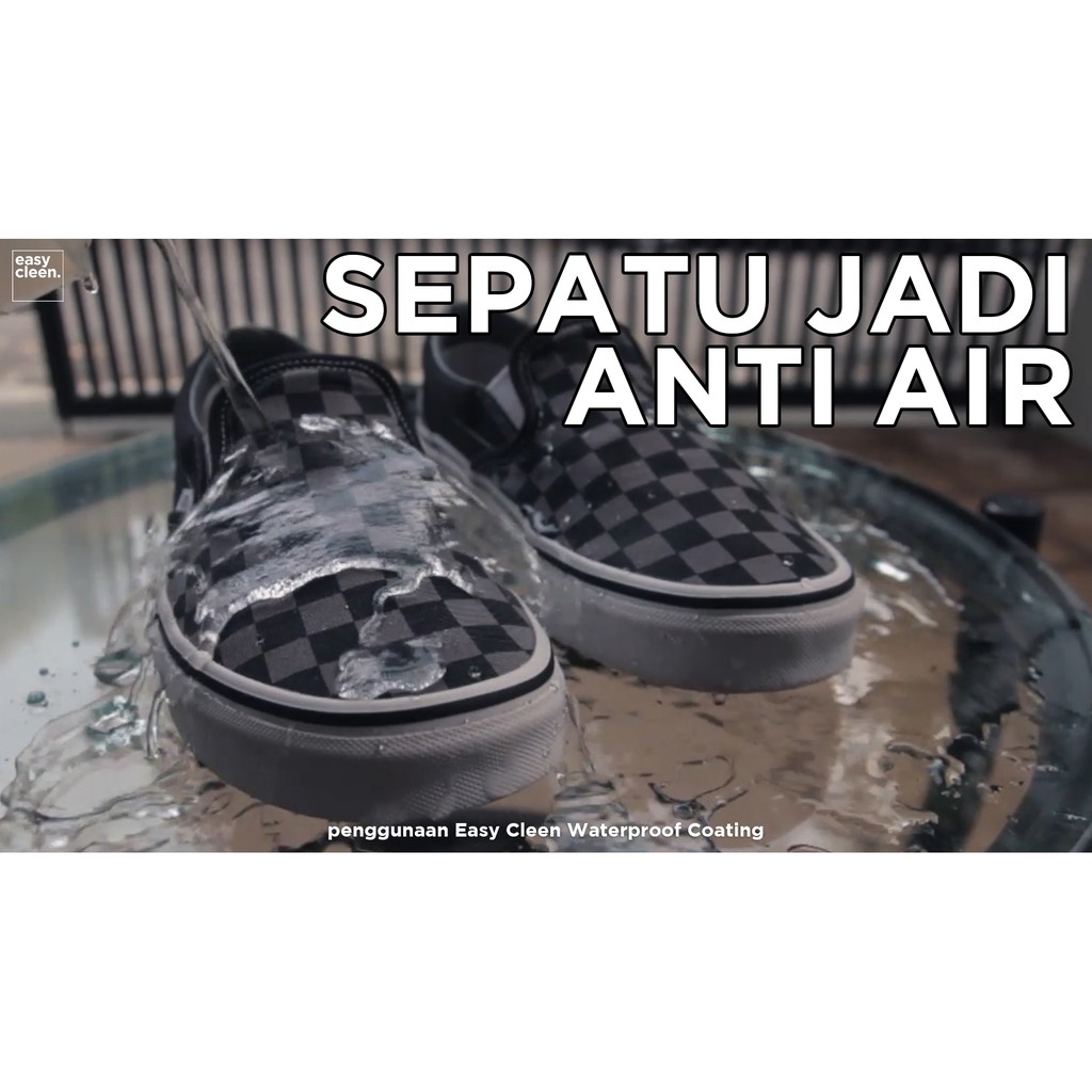 WATERPROOF SPRAY by Vamp | Water Repellent Efek Daun Talas Anti Air Sepatu Tas Topi Vamp Shoe Care | Easy Cleen