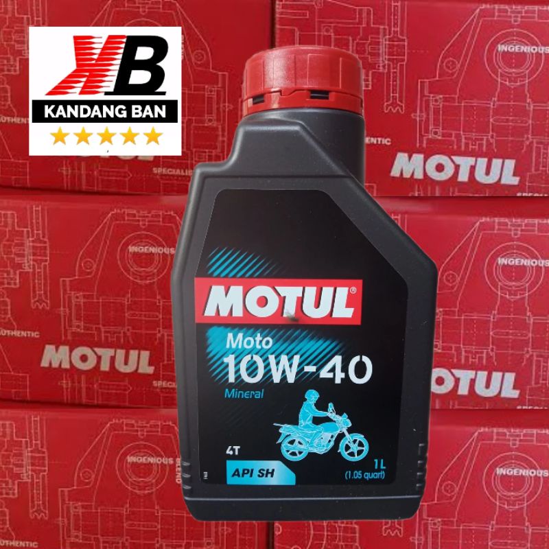 OLI MOTUL MOTO 4T 10W-40 1L , UNTUK SEMUA MOTOR 4 TAK