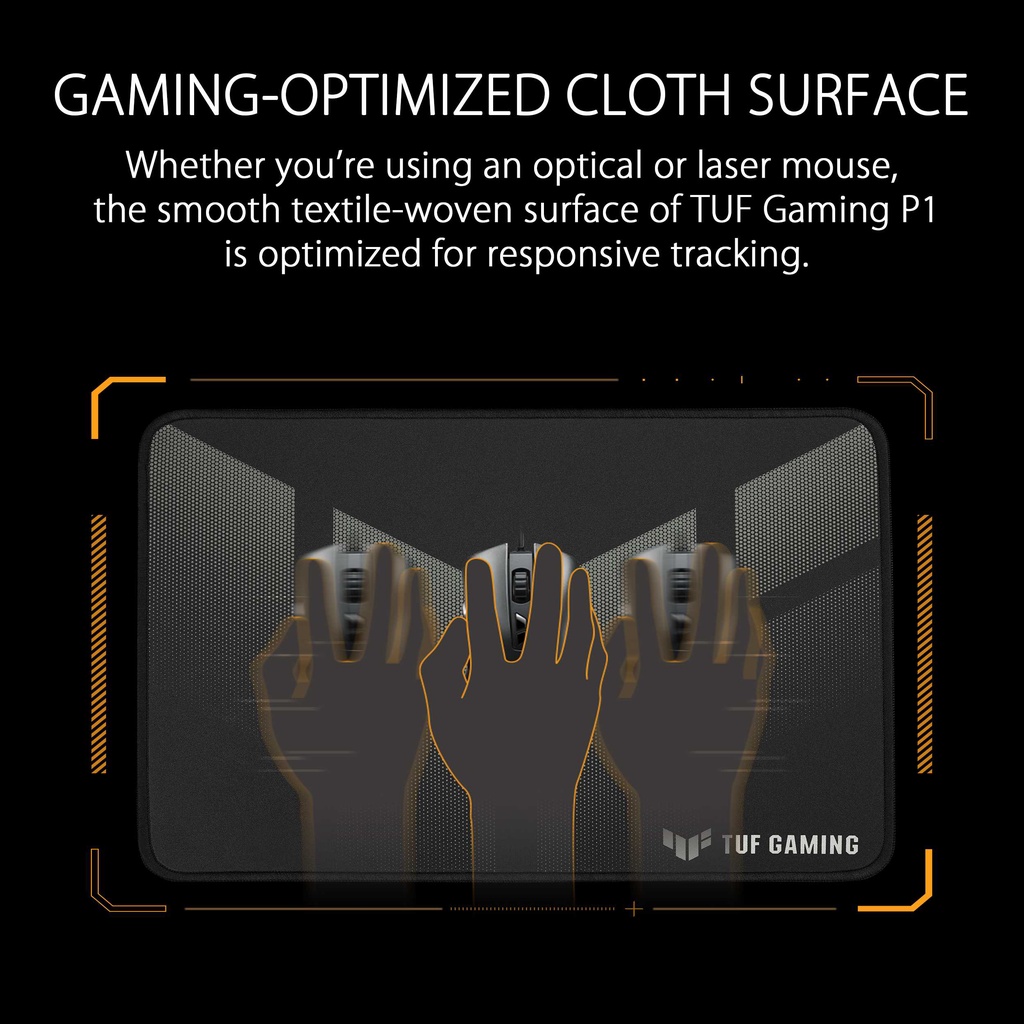 ASUS TUF GAMING P1 - Water Resistant Mousepad | Portable Mouse Pad