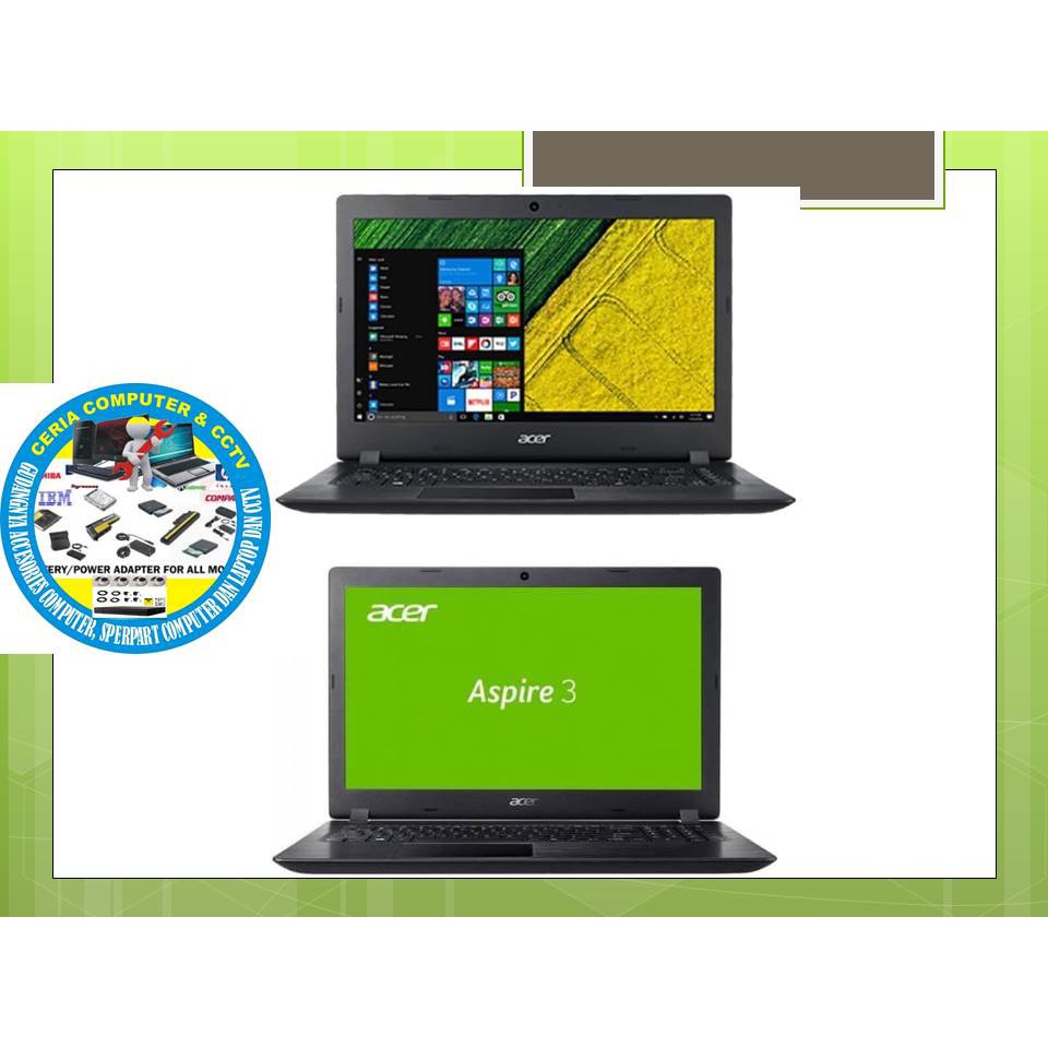 LAPTOP LEPTOP BARU ACER ASPIRE 3 A315-41-R7PA RYZEN 3 2200U RAM 8GB HARDISK 1TB RADEON VEGA 3 BAGUS