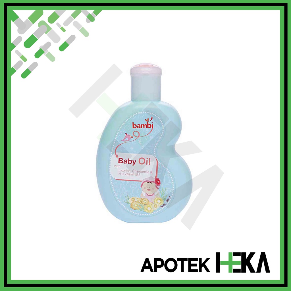 Bambi Baby Oil 100 ml - Anti Iritasi (SEMARANG)