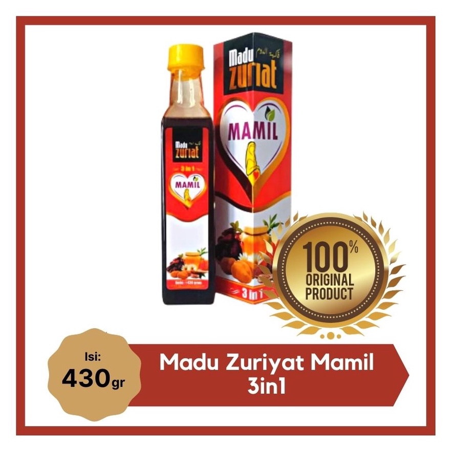 

Madu Zuriat Mamil 3 in1 Madu Zuriat Program Hamil 430gr