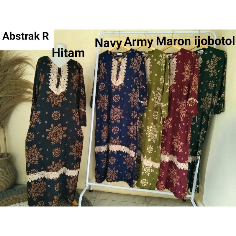 DASTER ARAB RENDA PANJANG / DASTER RAYON / DASTER BUSUI