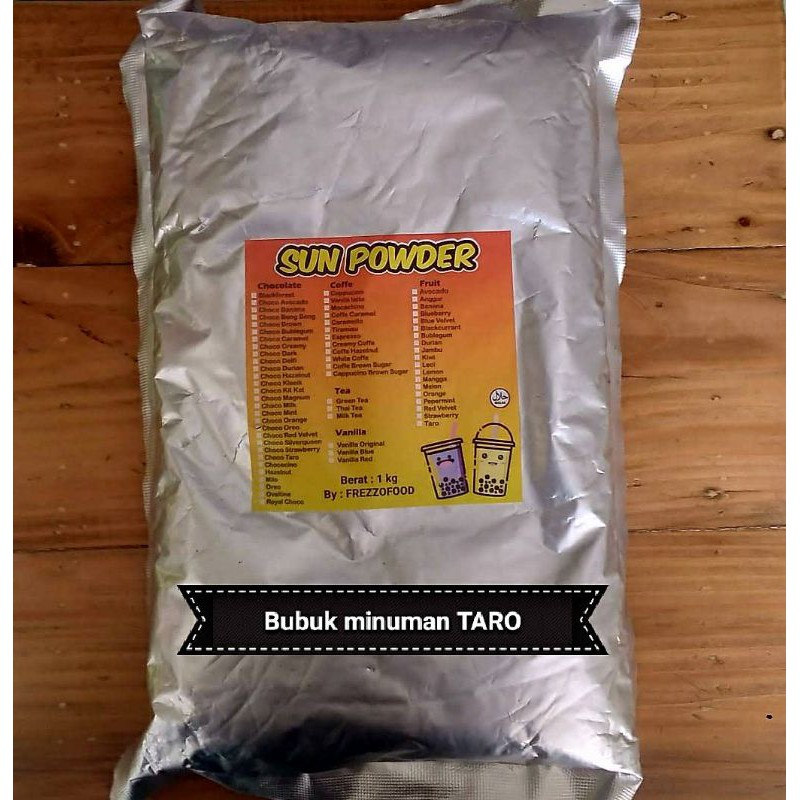 

bubuk minuman rasa TARO 1kg