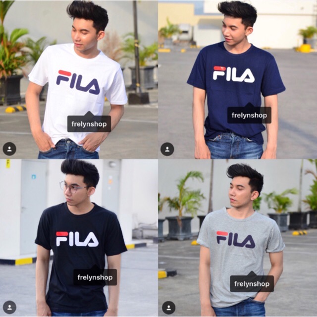  FILA  MEN COWO PUTIH HITAM  NAVY ABU HIJAU ARMY BAJU TUMBLR 