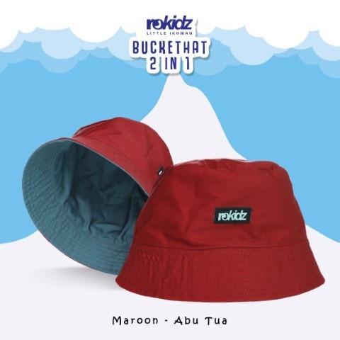 Buckethat ROKIDZ Topi Bucket Hat 2 In 1 Anak