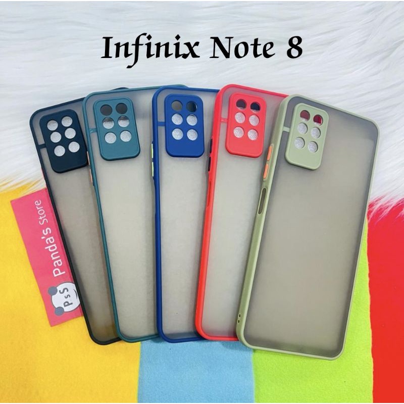 Case Infinix Note 8 , Hot 8 , Hot 8 Lite My choice Original + Ring Kamera / Pelindung Kamera (PsS)