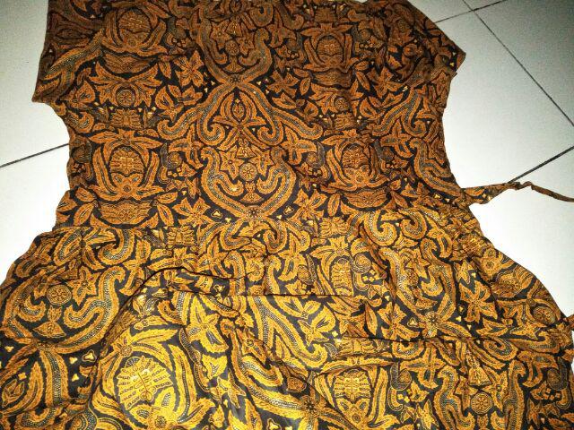 Couple Gamis Batika Long Dress Panjang Muslim Ootd Sarimbit Batik Motif Classic Elegant Java Modern