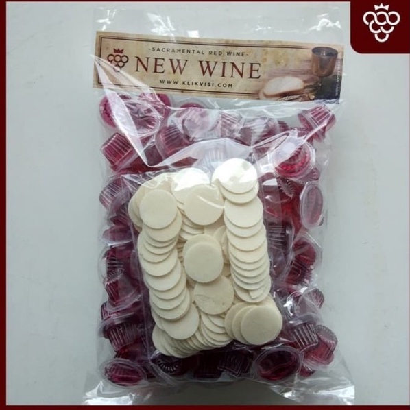 

NEW WINE CUP (100) HOSTI POLOS (ANGGUR PERJAMUAN ISI 100 CUP + HOSTI)