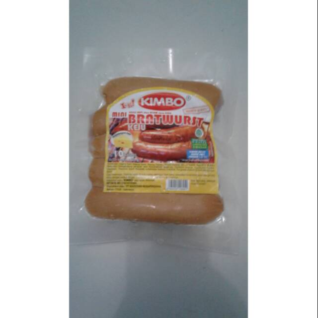 

INI Promo Kimbo Bratwurst Sosis Sapi Bakar Keju mini isi 10 pcs