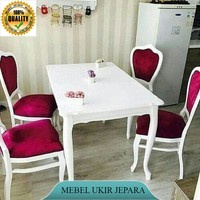 meja makan klasik eropa, meja makan duco mebel, mebel jepara, furniture