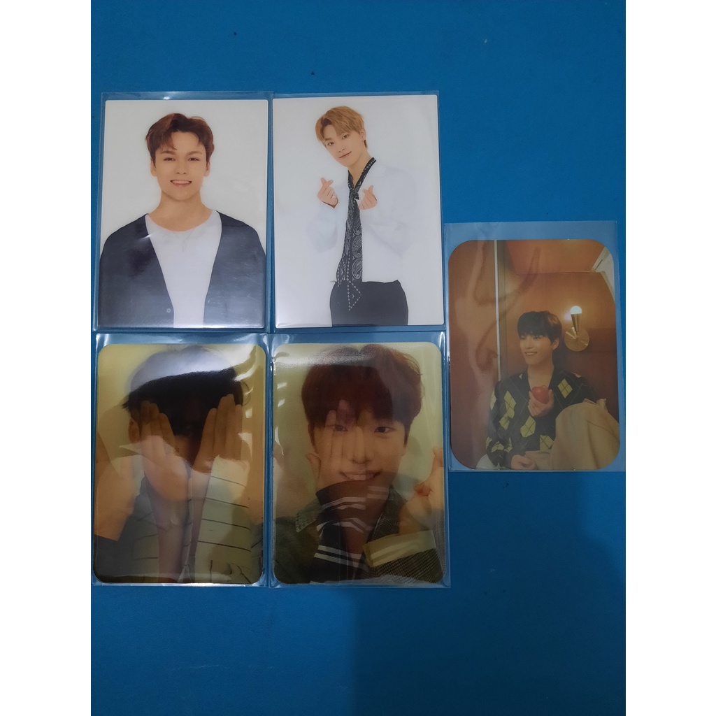Pc Photocard Seventeen Cafe Lenti Dircut Dino Vernon Mingyu