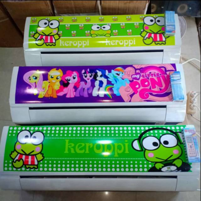 Kipas AC 2pk stiker+remote+breket