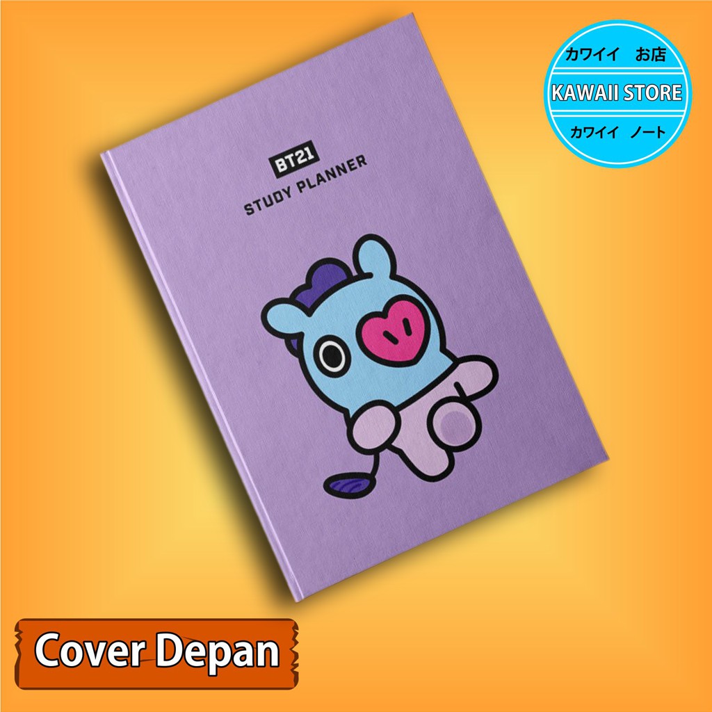 

Notebook / Pocket book Hard Cover KPOP BT21 MANG uk A5 & A6 / Notes Book