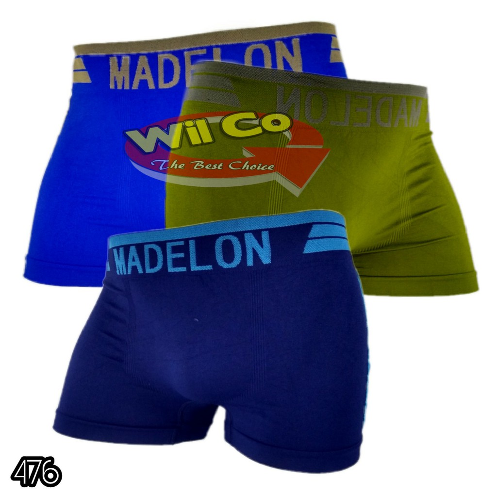 K476 - CELANA DALAM BOXER PRIA MADELON ART 8898 SIZE (M-L) - (XL-XXL) HARGA PER 1 PCS