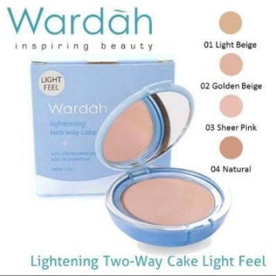 Wardah Lightening Powder Foundation Two Way Cake 12 gram