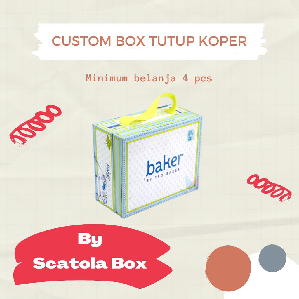 

CUSTOM BOX TUTUP KOPER [HARDBOX, BOX PACKAGING, HAMPERS, KOTAK KADO]