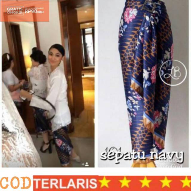 REALPICT ROK KAIN LILIT rok serut batik  rok lilit kebaya murah bawahan kebaya rok jumbo rok batik
