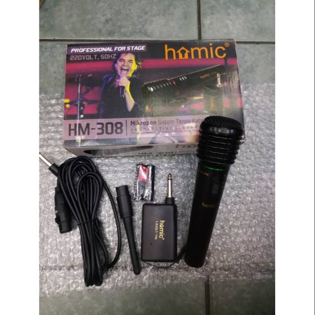 Mic HOMIC Kabel dan wireless HM308
