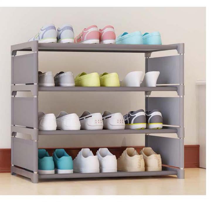 Rb0 Starhome Rak Sepatu Portable 4 Susun Onde 4 Tiers Shoe Rack Rak Serbaguna Bestseller Shopee Indonesia