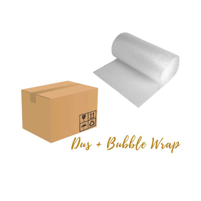 

BUBBLE WRAP DAN PACKING DUS TAMBAHAN