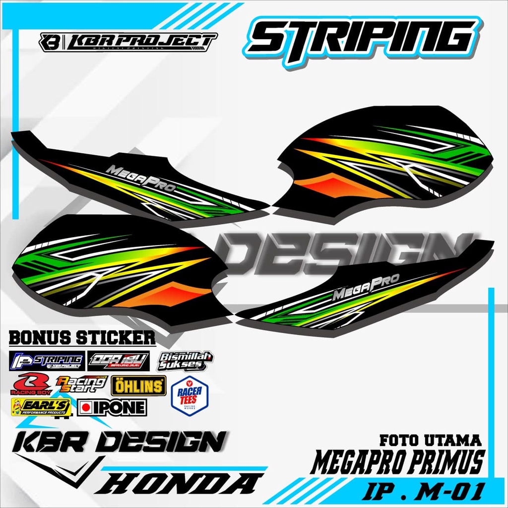 MEGAPRO PRIMUS (COD) STICKER STRIPING MOTOR MEGAPRO PRIMUS.01