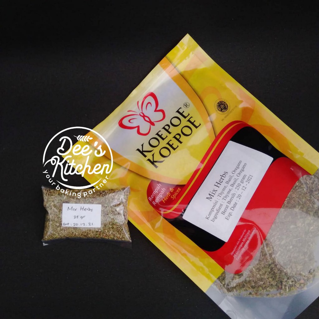 

Mix Herbs koepoe-koepoe 25 gr