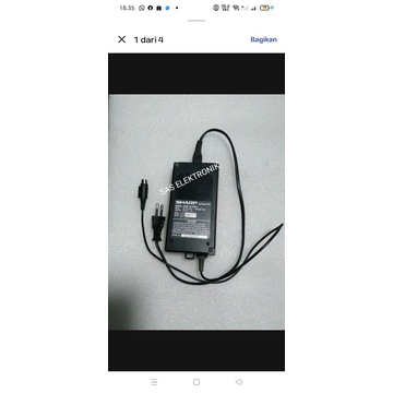 ADAPTOR POWER SUPLAY REGULATOR TV LED SHARP 22/24 INCH MODEL UADP-A118WJ A129WJ  DC15V 15V 3A DC 15V