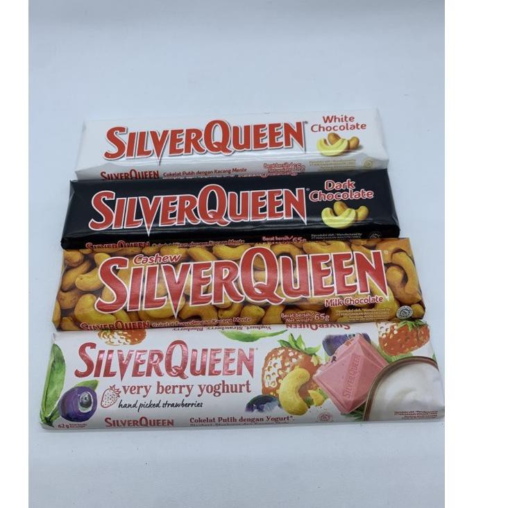 

Grosiran Murah Silver Queen COKLAT KACANG MENTE ALL VARIANT 62g