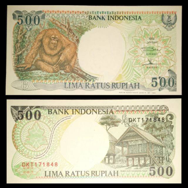 uang 500 Orang Utan