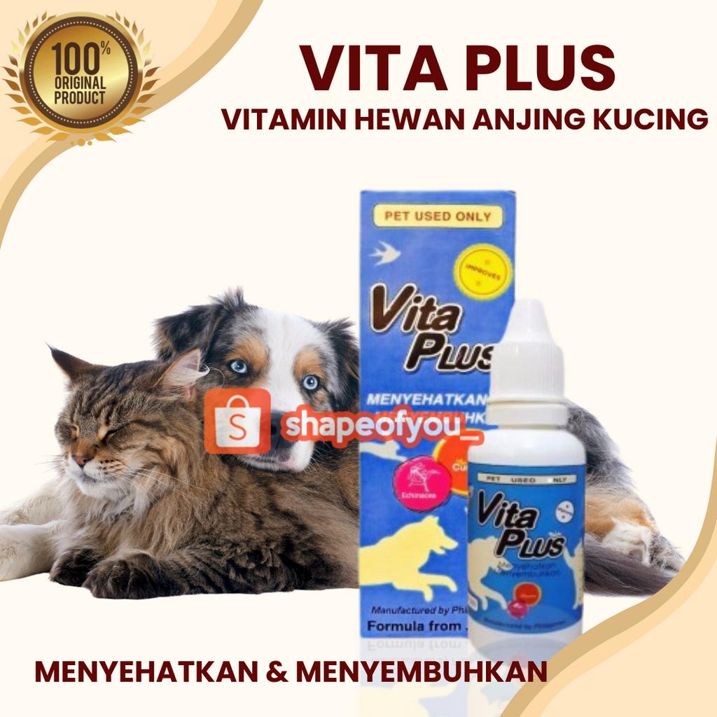 Vitaplus Vita Plus 30ml Multivitamin Kucing Anjing Vitamin 30 ml