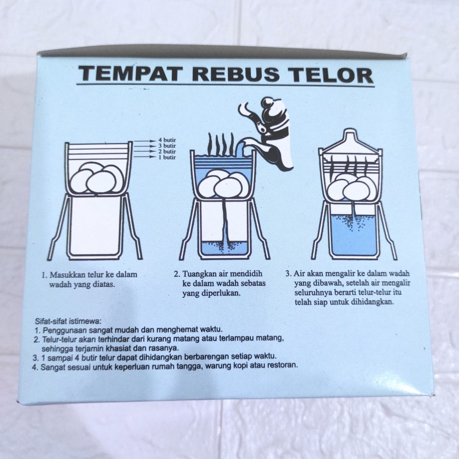 alat pembuat telur setengah matang