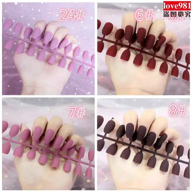 Kuku Palsu Polos Fake Nails