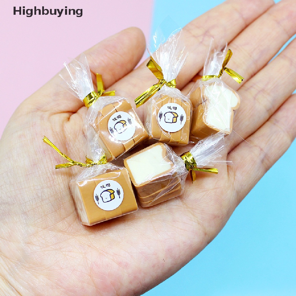 Hbid 3pcs Miniatur Roti Mini DIY Untuk Aksesoris Dapur Rumah Boneka