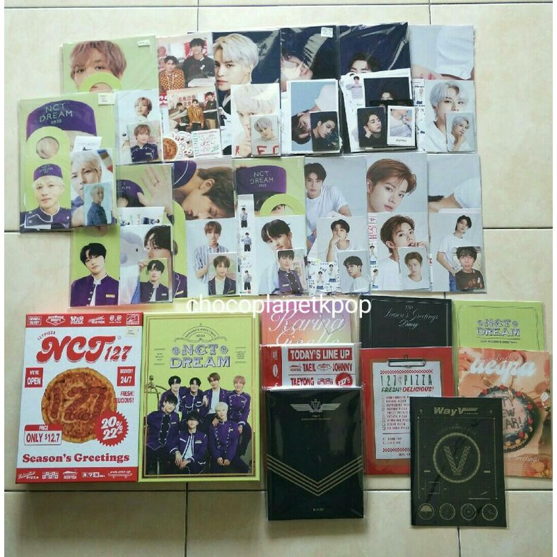 [READYSTOCK] SHARING SEASON GREETING 2022 EXO NCT WAYV AESPA