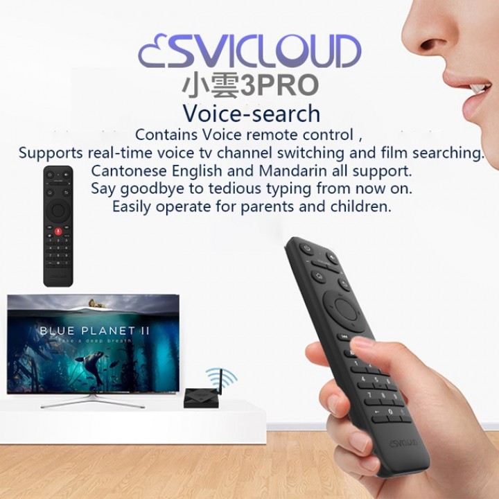 SVICLOUD 3 PRO - Android Box 4GB - 32GB - FREE WIRELESS MINI KEYBOARD