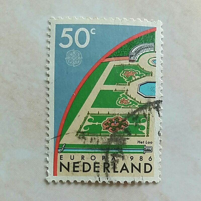 

(AA) Perangko Belanda Europa (C.E.P.T.) 1986 - Protection of the Environment 50 c Used