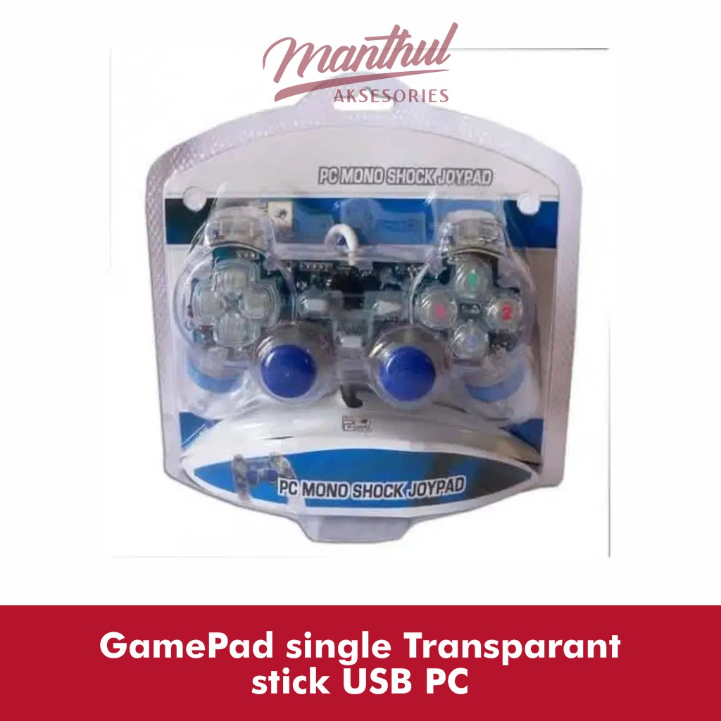 GamePad single Transparant stick USB PC