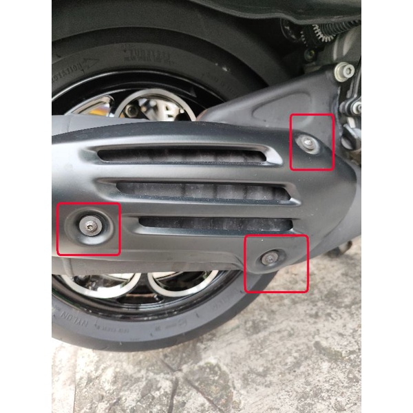 BAUT TAMENG KNALPOT STANDAR VESPA MATIC