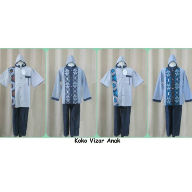 baju koko anak Vizar & taufiq
