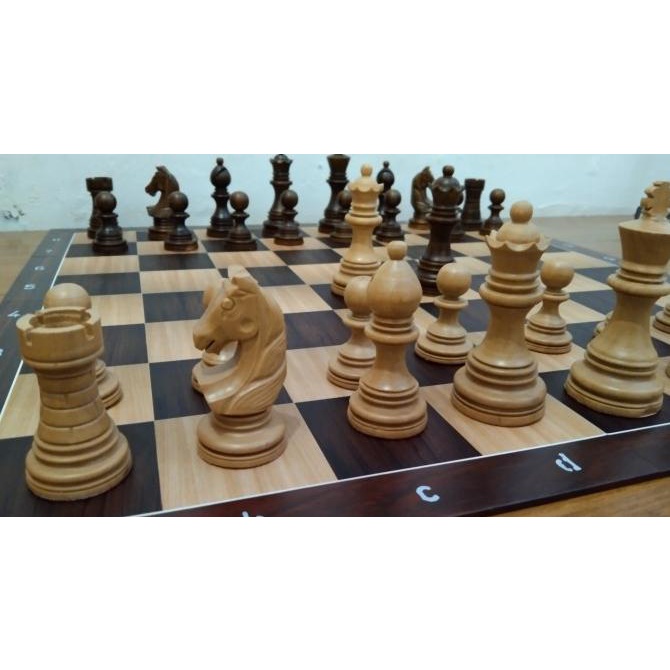 Catur Kayu Ukir Standar PERCASI International Papan Lipat 4