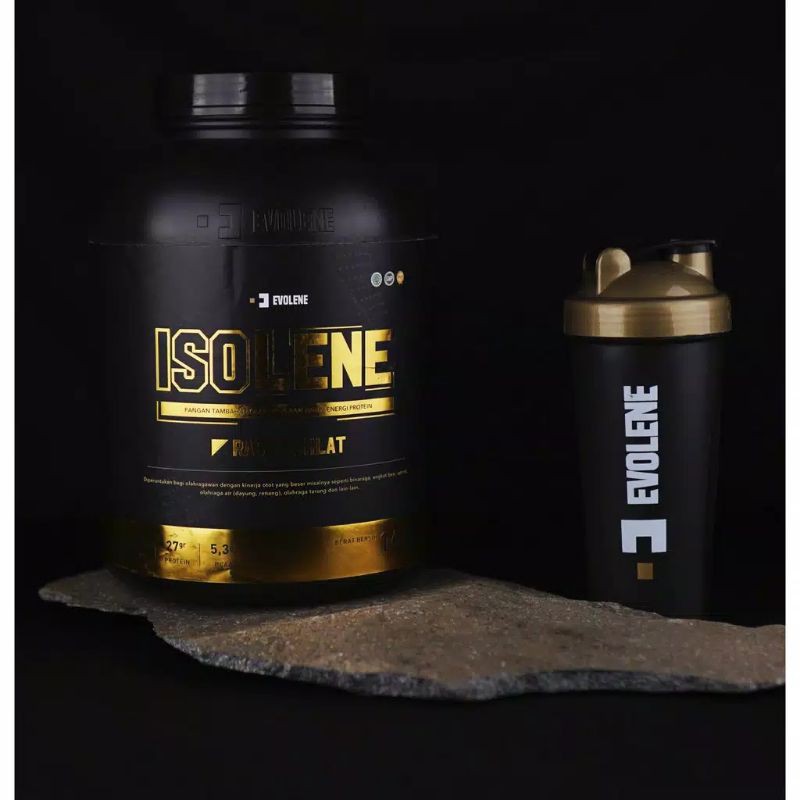 Evolene ISOLENE 50 sachet Whey Protein Isolate BPOM 1650 Gram Iso Lene HALAL Suplemen Fitness Diet