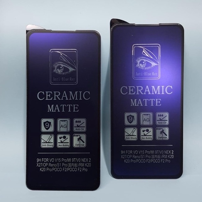 SCREEN PROTECTOR CERAMIC MATTE ANTI BLUE OPPO RENO 6 4G OPPO RENO 6 5G - FA