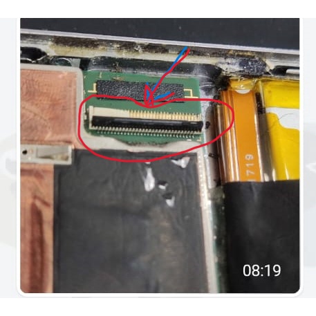 Konektor Lcd MOTO Z2 FORCE 61 PIN DI MESIN FPC LCD CONNECTOR ON BOARD 1 PCS FOR MOTOROLA MOTO Z2 FOR