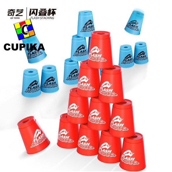 QIYI Stacking Cup stack CUP Speed Stackcup Susun Gelas - Tongkat