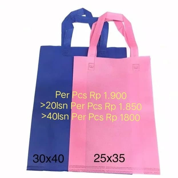 

PROMO Goodie bag 25x35x10 [HARGA LUSIN] - goody bag - tad promosi