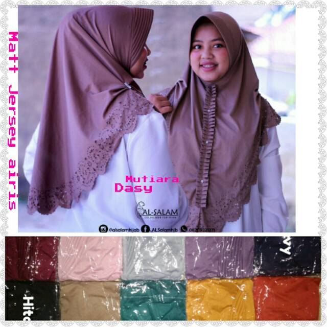 Hijab instan mutiara dasy /hijab murah