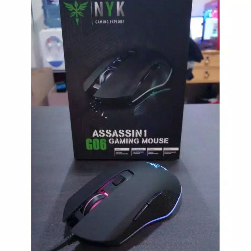 MOUSE GAMING NYK G06 ASSASSIN 1 LED RGB Mouse Gaming